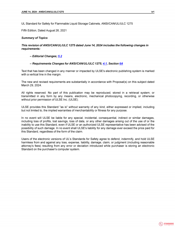 UL 1275 PDF